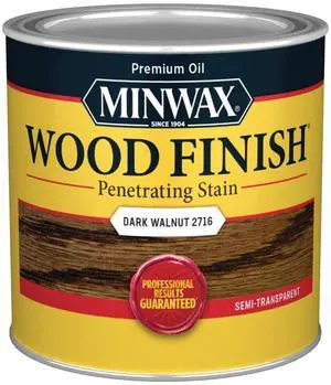 Minwax Wood Finish, Dark Walnut, 1/2 Pint Minwax Wood Finish, Dark Walnut, 1/2 Pint
