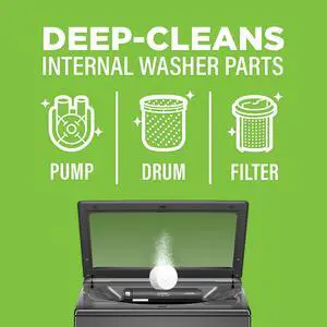Affresh Washing Machine Cleaner, Helps Power Away Odor Causing Bacteria & Grime Deep Inside Pump, Valve & Hoses, 5 Time Release Tablets, 5 Month Supply Affresh Washing Machine Cleaner, Helps Power Away Odor Causing Bacteria & Grime Deep Inside Pump, Valve & Hoses, 5 Time Release Tablets, 5 Month Supply