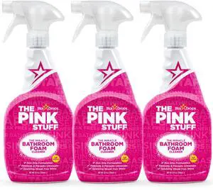 Stardrops The Pink Stuff Miracle Bathroom Foam Cleaner, 25 fl oz 3-Pack Stardrops The Pink Stuff Miracle Bathroom Foam Cleaner, 25 fl oz 3-Pack
