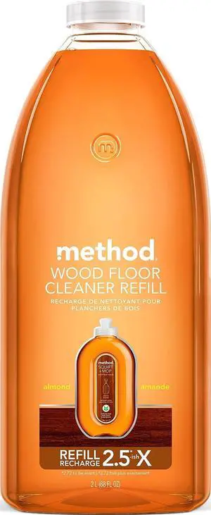 Method Squirt + Mop Hardwood Floor Cleaner Refill, Almond, 68Ounce Method Squirt + Mop Hardwood Floor Cleaner Refill, Almond, 68Ounce