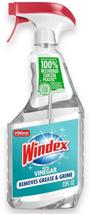 Windex Vinegar Glass and Window Cleaner, 23 oz, Removes Grease and Grime Windex Vinegar Glass and Window Cleaner, 23 oz, Removes Grease and Grime