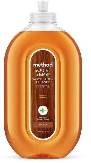 Method Hardwood Floor Cleaner, Squirt + Mop Design, Almond, 25 fl oz Method Hardwood Floor Cleaner, Squirt + Mop Design, Almond, 25 fl oz