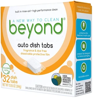 Beyond Auto Dish Tablets, Fragrance & Dye Free, 32 Tablets Beyond Auto Dish Tablets, Fragrance & Dye Free, 32 Tablets