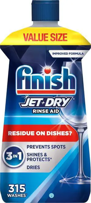 Finish Jet-Dry Dishwasher Rinse Aid, 32oz Finish Jet-Dry Dishwasher Rinse Aid, 32oz