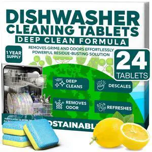 Sudstainables Dishwasher Cleaner Tablets, 24 Count Sudstainables Dishwasher Cleaner Tablets, 24 Count