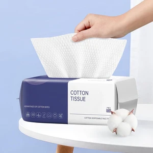 Soft Cotton Disposable Face Towels, 100 Count Facial Cloths for Washing, Drying, Cleansing and Makeup Remover Soft Cotton Disposable Face Towels, 100 Count Facial Cloths for Washing, Drying, Cleansing and Makeup Remover