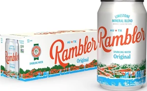 AUTX RAMBLER Original Sparkling Water, 12Ounce, Pack of 12 AUTX RAMBLER Original Sparkling Water, 12Ounce, Pack of 12