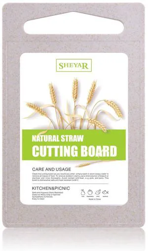 Wheat Straw Fiber Cutting Board 10x6.3 Inches with Juice Grooves, Easy Grip Handle, Non-Slip Surface, Dishwasher Safe, Eco-Friendly Wheat Straw Fiber Cutting Board 10x6.3 Inches with Juice Grooves, Easy Grip Handle, Non-Slip Surface, Dishwasher Safe, Eco-Friendly