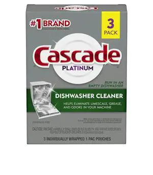 Cascade Platinum Dishwasher Cleaner, 3 Count Cascade Platinum Dishwasher Cleaner, 3 Count