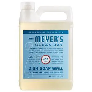 Mrs. Meyer's Clean Day Liquid Dish Soap Refill Rain Water 48fl oz Mrs. Meyer's Clean Day Liquid Dish Soap Refill Rain Water 48fl oz