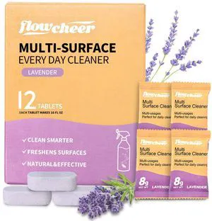 Flowcheer Multi Surface Cleaner Refills - 12 Pack (Lavender) Flowcheer Multi Surface Cleaner Refills - 12 Pack (Lavender)