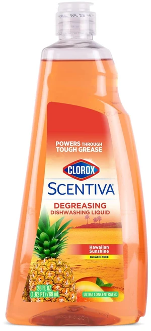 Clorox Scentiva Liquid Dish Soap, Hawaiian Sunshine Scent, 26 Fl Oz Clorox Scentiva Liquid Dish Soap, Hawaiian Sunshine Scent, 26 Fl Oz