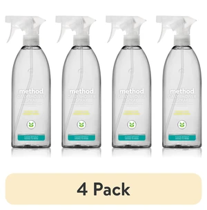 Method Daily Shower Spray Cleaner, Eucalyptus Mint, 28 fl oz, 4 Pack Method Daily Shower Spray Cleaner, Eucalyptus Mint, 28 fl oz, 4 Pack
