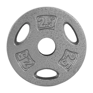 CAP Barbell Standard 1-Inch Cast Iron Weightlifting Plate, 2.5lbs, Single CAP Barbell Standard 1-Inch Cast Iron Weightlifting Plate, 2.5lbs, Single