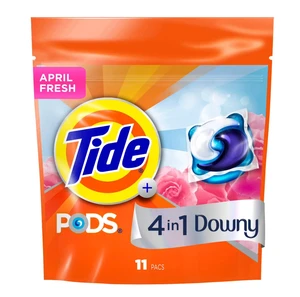 Tide PODS Laundry Detergent Pacs with a Touch of Downy Freshness, 3X Cleaning Power, 11 Count Tide PODS Laundry Detergent Pacs with a Touch of Downy Freshness, 3X Cleaning Power, 11 Count