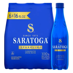 Saratoga Sparkling Spring Water 16 fl oz 6-Pack Plastic Bottles Saratoga Sparkling Spring Water 16 fl oz 6-Pack Plastic Bottles