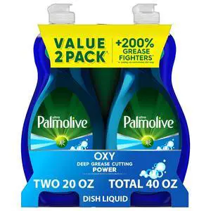 Palmolive Ultra Oxy Liquid Dish Soap, Power Degreaser, 20 fl oz Bottle (2 Pack) Palmolive Ultra Oxy Liquid Dish Soap, Power Degreaser, 20 fl oz Bottle (2 Pack)
