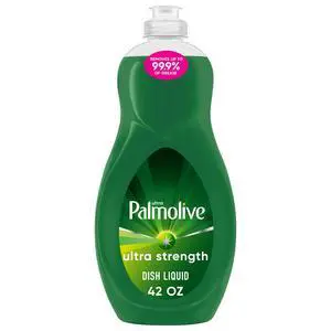 Palmolive Ultra Strength Liquid Dish Soap, Cuts Grease and Grime, No Soaking Needed, 42 fl oz Bottle Palmolive Ultra Strength Liquid Dish Soap, Cuts Grease and Grime, No Soaking Needed, 42 fl oz Bottle