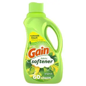 Gain Laundry Liquid Fabric Softener and Conditioner, Original Scent, 44 fl oz, 60 Loads Gain Laundry Liquid Fabric Softener and Conditioner, Original Scent, 44 fl oz, 60 Loads