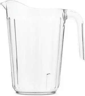 60 FL OZ, 8.4 x 7.5 IN Clear Plastic Stackable Pitcher, by Way To Celebrate 60 FL OZ, 8.4 x 7.5 IN Clear Plastic Stackable Pitcher, by Way To Celebrate