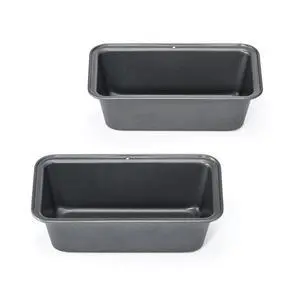 Mainstays 2pk Nonstick Mini Loaf Pan, 5.7 in W x 3 in D x 2 in H Mainstays 2pk Nonstick Mini Loaf Pan, 5.7 in W x 3 in D x 2 in H