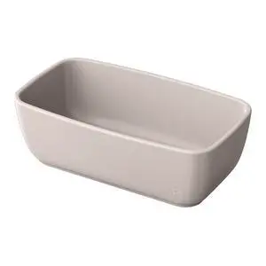 Beautiful by Drew Barrymore Stoneware Loaf Pan, Porcini Taupe Beautiful by Drew Barrymore Stoneware Loaf Pan, Porcini Taupe