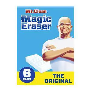 Mr. Clean Magic Eraser Original, Cleaning Pads with Durafoam, 6 Ct Mr. Clean Magic Eraser Original, Cleaning Pads with Durafoam, 6 Ct
