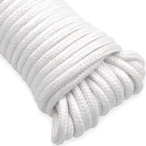 Hyper Tough 7/32 Standard Diamond Braided Poly Clothes Line 100 feet White Hyper Tough 7/32 Standard Diamond Braided Poly Clothes Line 100 feet White
