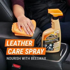Armor All Leather Care with Beeswax Automotive Spray, Car Cleaning and Protectant, 16 fl oz Armor All Leather Care with Beeswax Automotive Spray, Car Cleaning and Protectant, 16 fl oz