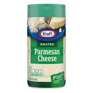 Kraft Natural Grated Parmesan Cheese Shaker, 8 oz Bottle Kraft Natural Grated Parmesan Cheese Shaker, 8 oz Bottle