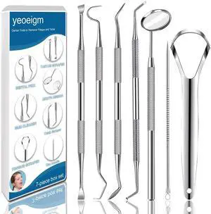 7pcs Dental Pick Teeth Cleaning Tools Hygiene Kit 7pcs Dental Pick Teeth Cleaning Tools Hygiene Kit