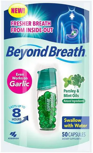 Beyond Breath Breath Freshening Capsules, Freshens from Source, 50 Count Beyond Breath Breath Freshening Capsules, Freshens from Source, 50 Count