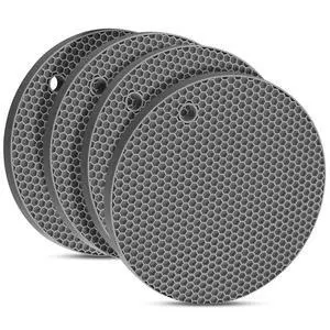 Silicone Trivets 4PCS, Food-Grade Silicone, BPA Free Silicone Trivets 4PCS, Food-Grade Silicone, BPA Free
