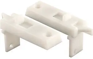 Prime-Line F 2642 Vinyl Spring-Loaded Replacement Window Tilt Latch, 1-11/16" Hole Center, White, 1 Pair Prime-Line F 2642 Vinyl Spring-Loaded Replacement Window Tilt Latch, 1-11/16" Hole Center, White, 1 Pair