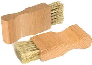 2 Pcs Wooden Handle Shoe Polish Applicator Brushes for Leather Boots, Shoes, Bags 2 Pcs Wooden Handle Shoe Polish Applicator Brushes for Leather Boots, Shoes, Bags