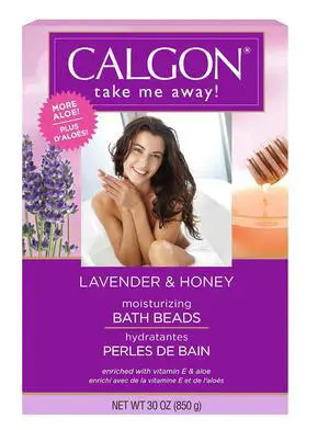 Calgon Ultra-Moisturizing Bath Beads, Lavender & Honey, 30oz Calgon Ultra-Moisturizing Bath Beads, Lavender & Honey, 30oz