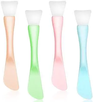 4Pcs Silicone Face Mask Brush Applicator Beauty Spatula 4Pcs Silicone Face Mask Brush Applicator Beauty Spatula