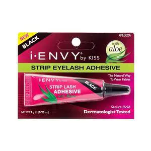 Kiss I Envy Strip Eyelash Adhesive Black With Aloe KPEG02A Kiss I Envy Strip Eyelash Adhesive Black With Aloe KPEG02A
