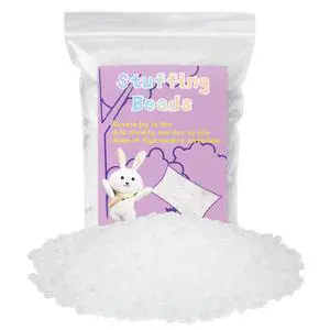 FTEVEN 50g/1.76oz Poly Pellets Weighted Stuffing Beads FTEVEN 50g/1.76oz Poly Pellets Weighted Stuffing Beads