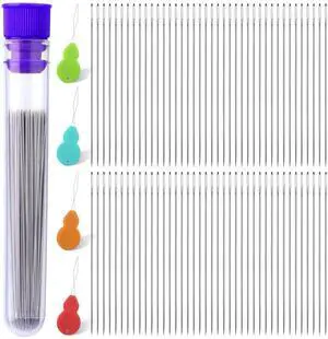 UOOU 150 Pcs Beading Needles Size 10-0.45mm for Jewelry Making UOOU 150 Pcs Beading Needles Size 10-0.45mm for Jewelry Making