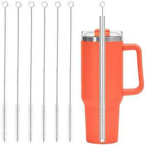 6 Pack Straw Cleaner Brush for Stanley 40/30/20 oz Mug, Reusable Extra Long 10mm Wide, for Sippy Cup, Water Bottle and Tubes 6 Pack Straw Cleaner Brush for Stanley 40/30/20 oz Mug, Reusable Extra Long 10mm Wide, for Sippy Cup, Water Bottle and Tubes