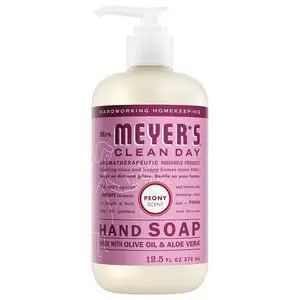 MRS. MEYER'S CLEAN DAY Hand Soap, Peony Scent, 12.5Fl Oz Bottle MRS. MEYER'S CLEAN DAY Hand Soap, Peony Scent, 12.5Fl Oz Bottle