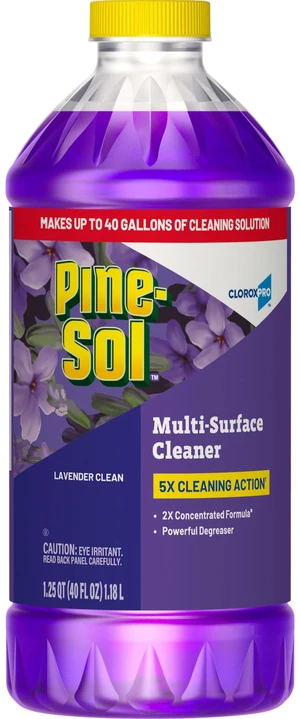 CloroxPro Pine-Sol Multi-Surface Cleaner, Lavender Clean, 40 fl oz (Package May Vary) CloroxPro Pine-Sol Multi-Surface Cleaner, Lavender Clean, 40 fl oz (Package May Vary)