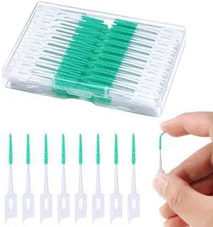 Dental Floss Picks 220 PCS, Soft Toothpicks Brush for Teeth, Green Dental Floss Picks 220 PCS, Soft Toothpicks Brush for Teeth, Green