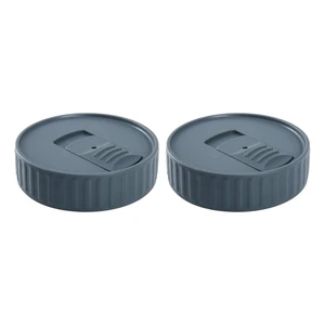 Mainstays BPA-Free Plastic Mason Jar Lids for Drinking - Dishwasher Safe Gray Mainstays BPA-Free Plastic Mason Jar Lids for Drinking - Dishwasher Safe Gray