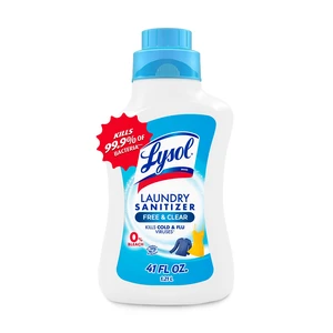 Lysol Laundry Sanitizer Additive, Unscented, Odor Eliminating, 41 oz Lysol Laundry Sanitizer Additive, Unscented, Odor Eliminating, 41 oz