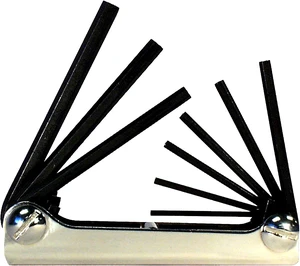 EKLIND 20912 Steel Handle Fold-up Hex Key Allen Wrench Set, 9-Piece SAE Inch Sizes .050-3/16 EKLIND 20912 Steel Handle Fold-up Hex Key Allen Wrench Set, 9-Piece SAE Inch Sizes .050-3/16