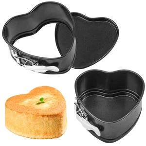 Springform Pan 4 inch Heart Shape Mini Cheesecake Pan Set of 2, Cake Pan Heart Baking Molds Accessories of Instapot, Pressure Cooker, Air Fryer & Christmas, Valentine's Day Baking Springform Pan 4 inch Heart Shape Mini Cheesecake Pan Set of 2, Cake Pan Heart Baking Molds Accessories of Instapot, Pressure Cooker, Air Fryer & Christmas, Valentine's Day Baking