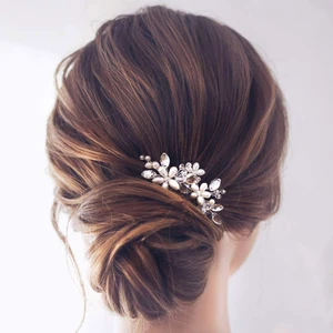 Pearl Wedding Hair Accessories Bridal Hair Clip Crystal Hair Pins Pearl Wedding Hair Accessories Bridal Hair Clip Crystal Hair Pins