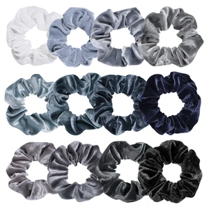 12Pcs Blue Gray Theme Hair Scrunchies Velvet Elastics Scrunchy Bobbles Soft Hair Bands Hairs Ties Hairstyle Accessories for Girls, Women 12Pcs Blue Gray Theme Hair Scrunchies Velvet Elastics Scrunchy Bobbles Soft Hair Bands Hairs Ties Hairstyle Accessories for Girls, Women